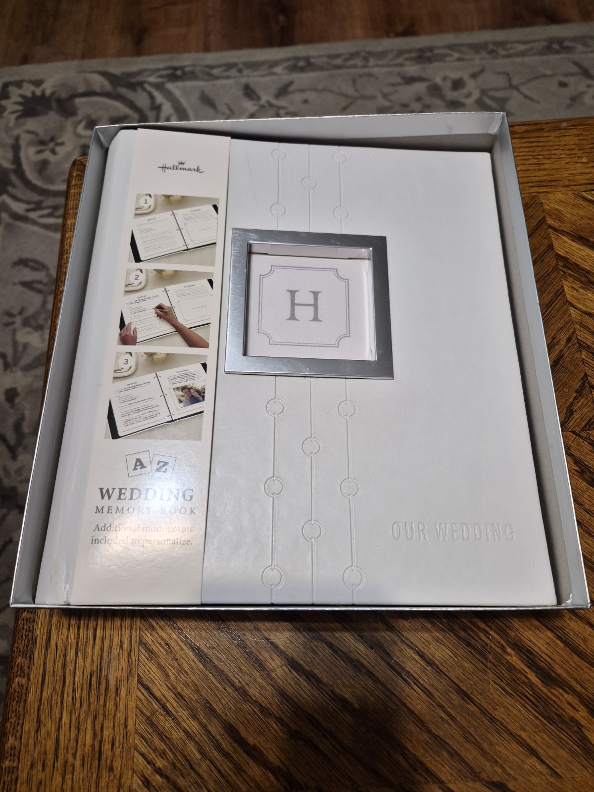 Hallmark Wedding Ring Monogram Memory Book gallery