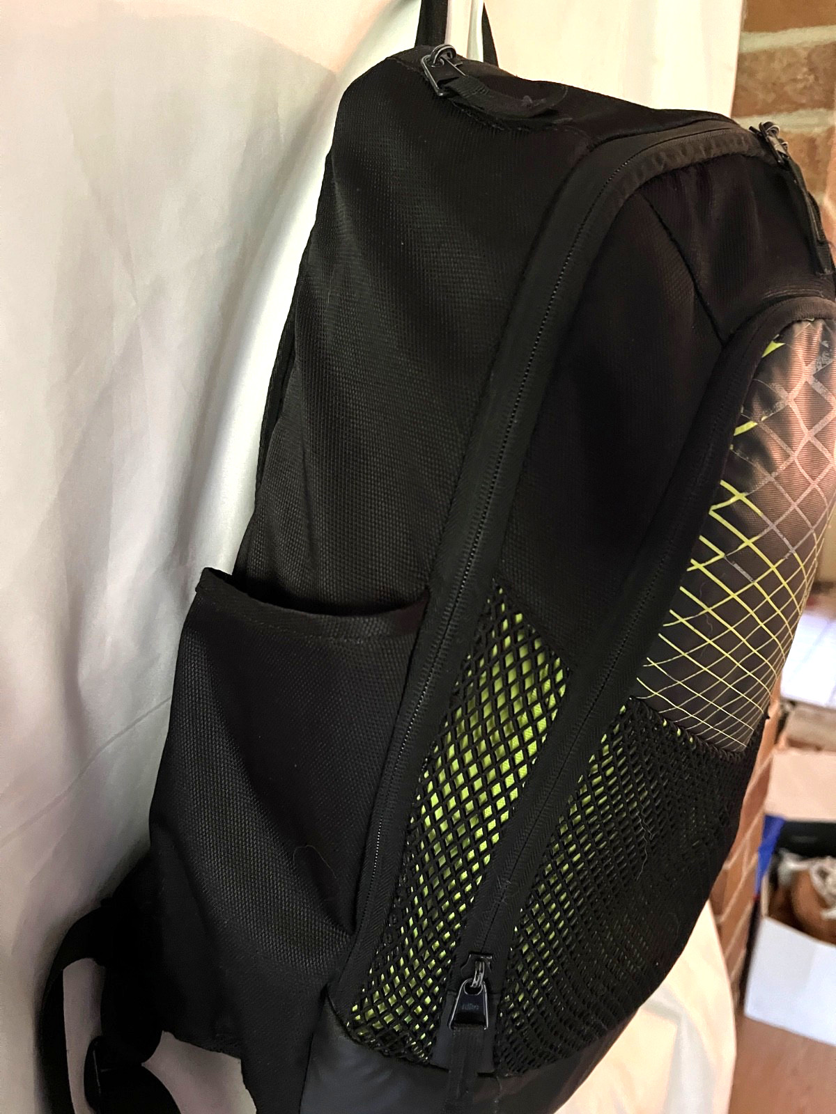 Nike Backpack Max Air Black & Yellow 4