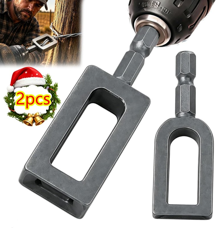 2pcs Electric Drill Wire Twisting Tool, Heavy Duty Wire Twister for Drill New US gallery