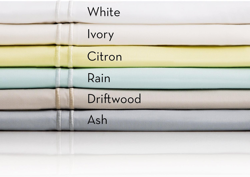 100% Rayon from Bamboo Sheet Set, Twin, White gallery