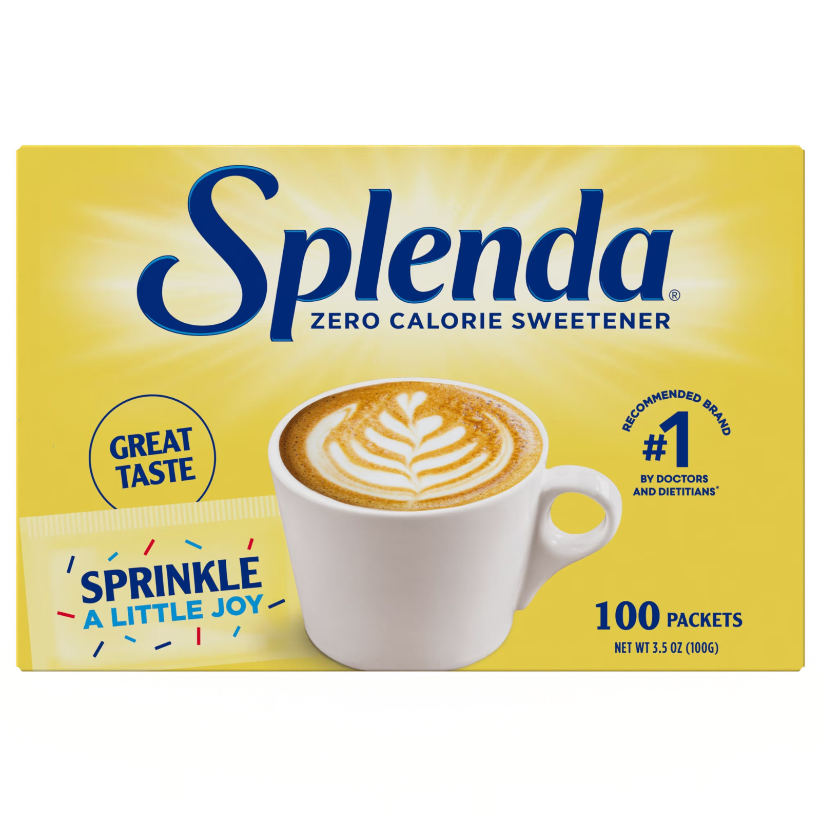 Splenda Zero Calorie Sweetener, Sugar Substitute Packets - 100CT gallery