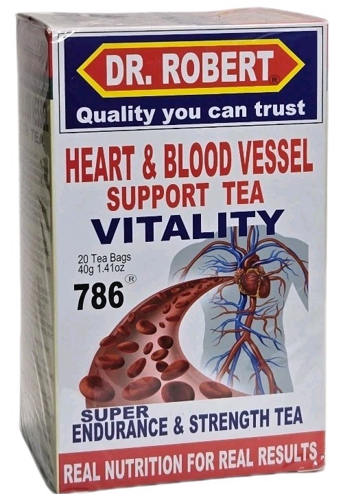 Dr Robert Heart & Blood Vessel Support Tea Bags 20ct Natural Herbal Health gallery