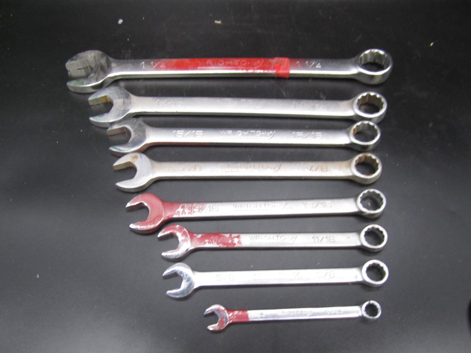 Wright Tool WRIGHTGRIP Combination Wrench Set satin finish gallery