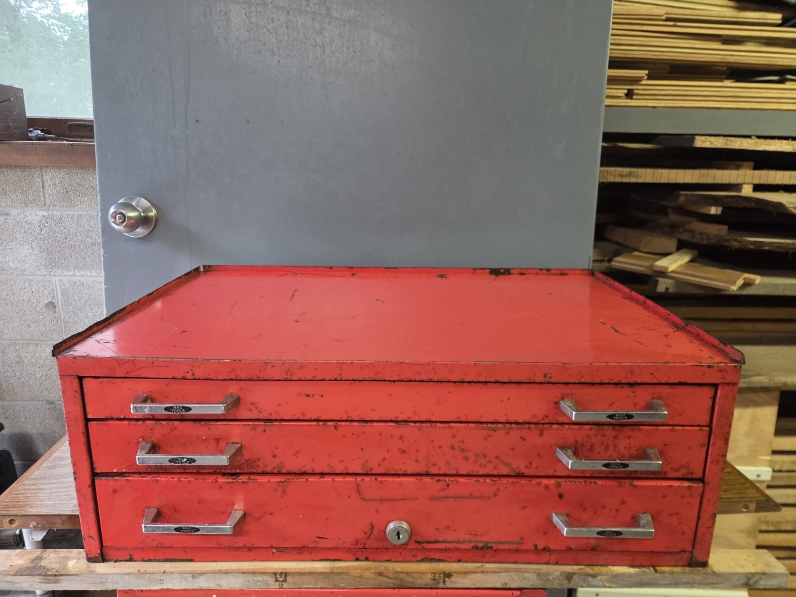 Vintage Mac Tools 3 Drawer Middle Intermediate Box Unknown Part Number gallery