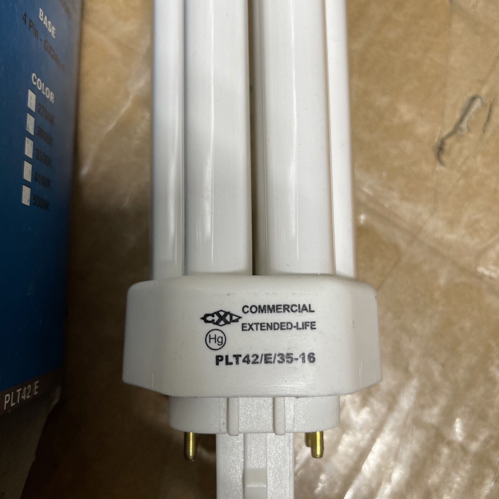 PLT42/E/35 BASE GX24Q-4 PL42 PL 4P COMPACT FLUORESCENT Lamps 42 Watts gallery