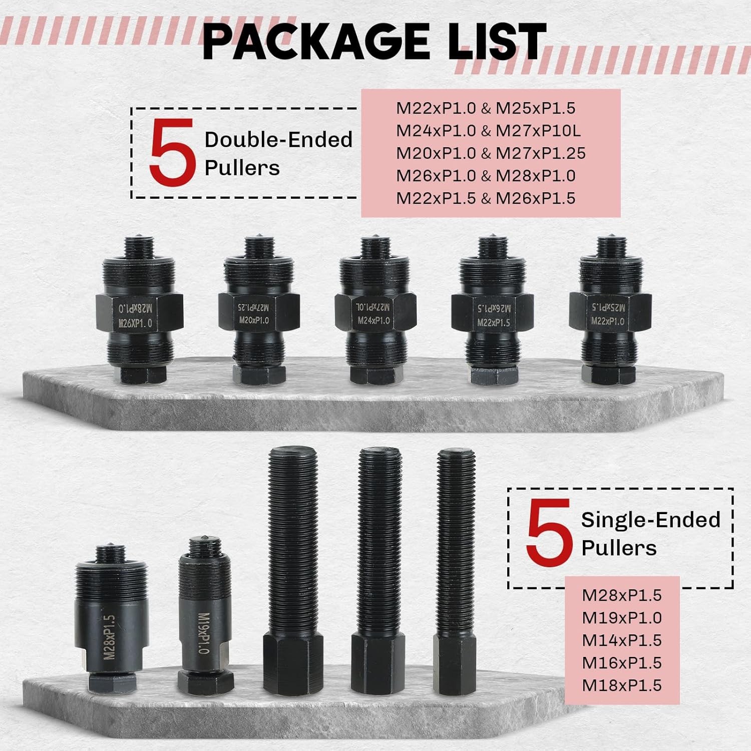 10PCS Motorcycle Flywheel Puller | Universal Flywheel Puller Set for Motorcycles gallery