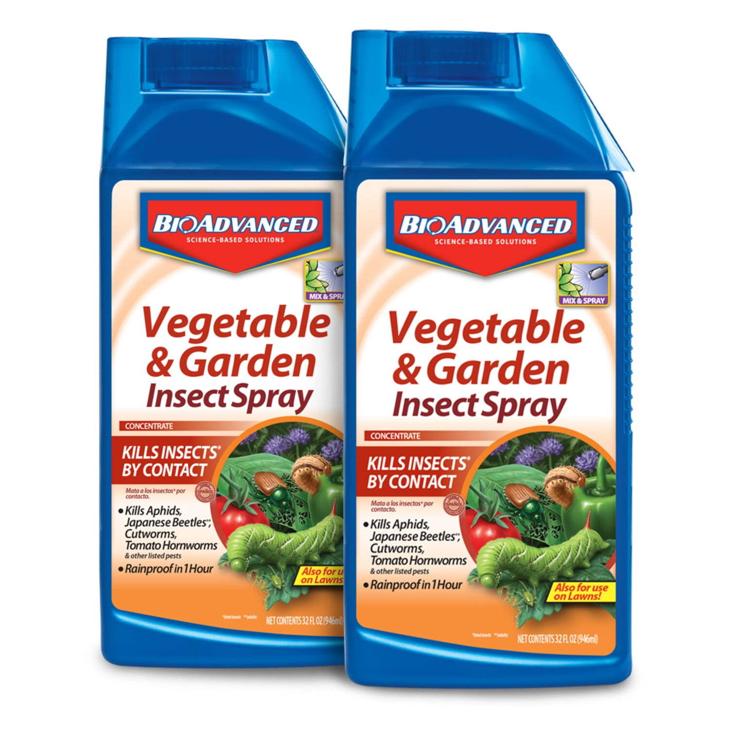 BioAdvanced Vegetable & Garden Insect Spray, Concentrate, 32 oz (2-Pack) gallery