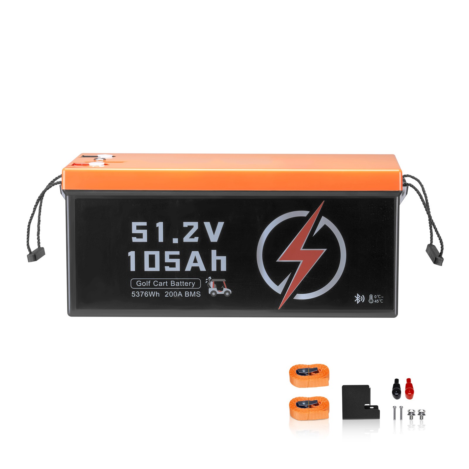 48V 105Ah Golf Cart Lithium Battery with LCD Monitor and 4000+ Cycles gallery