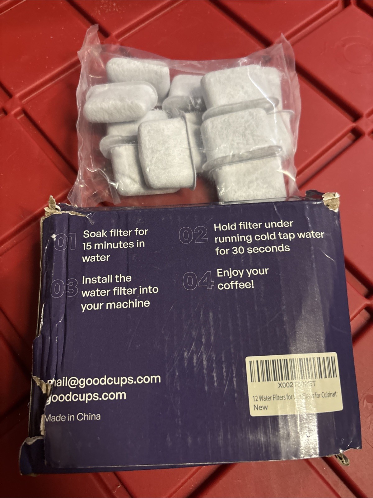(12 Pack) Charcoal Water Filters for ALL Cuisinart Coffee Makers, DCC-RWF gallery