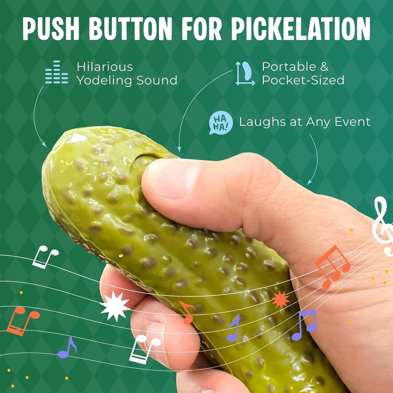 DR DINGUS Yodeling Pickle 1 Pickle - 5 Inch Sings Dill-lightful Musical Yodel... gallery