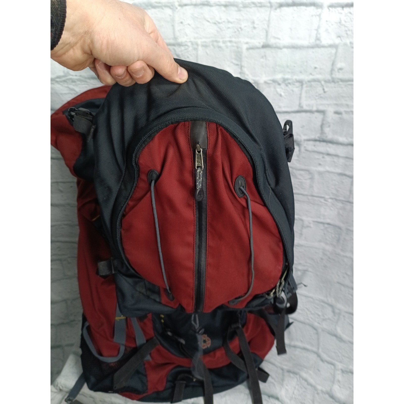 Mountainsmith Internal Frame Backpacking Pack Red Black Large Hiking Bag 5