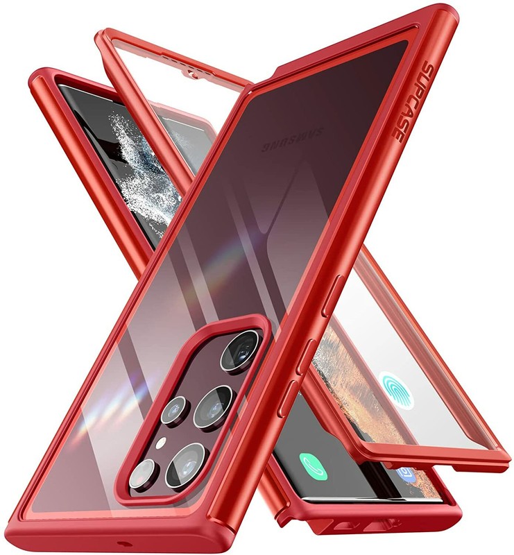 SUPCASE EdgePro Frame Case Built-in Screen Cover For Samsung Galaxy S22 Ultra 5G gallery