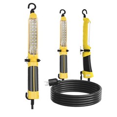 LED Trouble Light, Handheld Corded Work Lights with Strong Magnet, Double Swivel