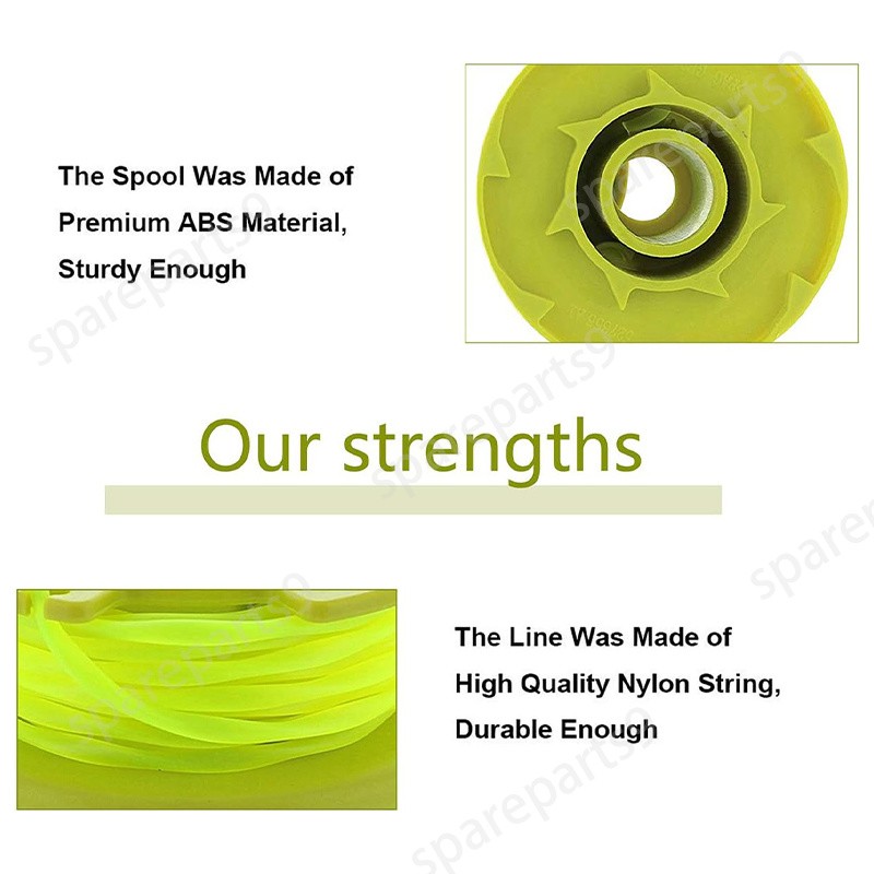 12Pcs Twisted Line Spool .080" for Ryobi P2008 P2008VNM P20180 P20180VNM Trimmer gallery