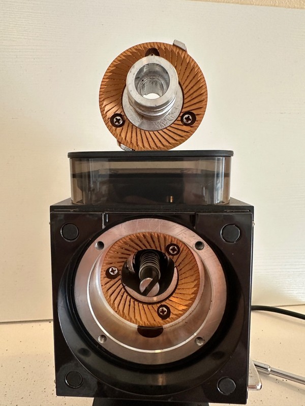 Fellow Ode Special Red Coated SSP MP Burrs - Calibrated Espresso ready gallery