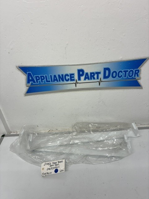 Frigidaire Refrigerator 240534901 2 Pack Door Shelf Rack Bars New