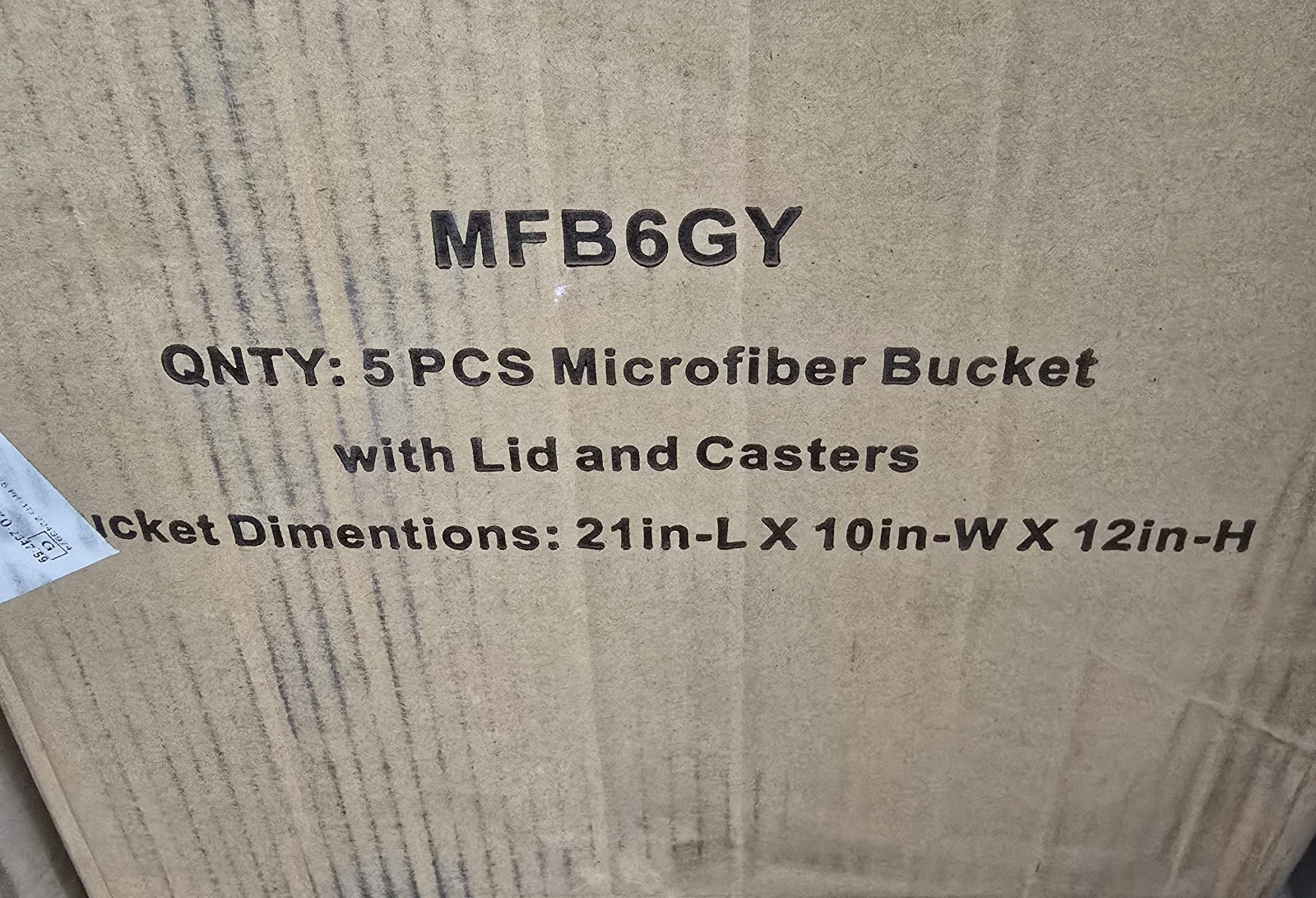 Matthew Cleaning Microfiber Finish Bucket with Sieve gallery