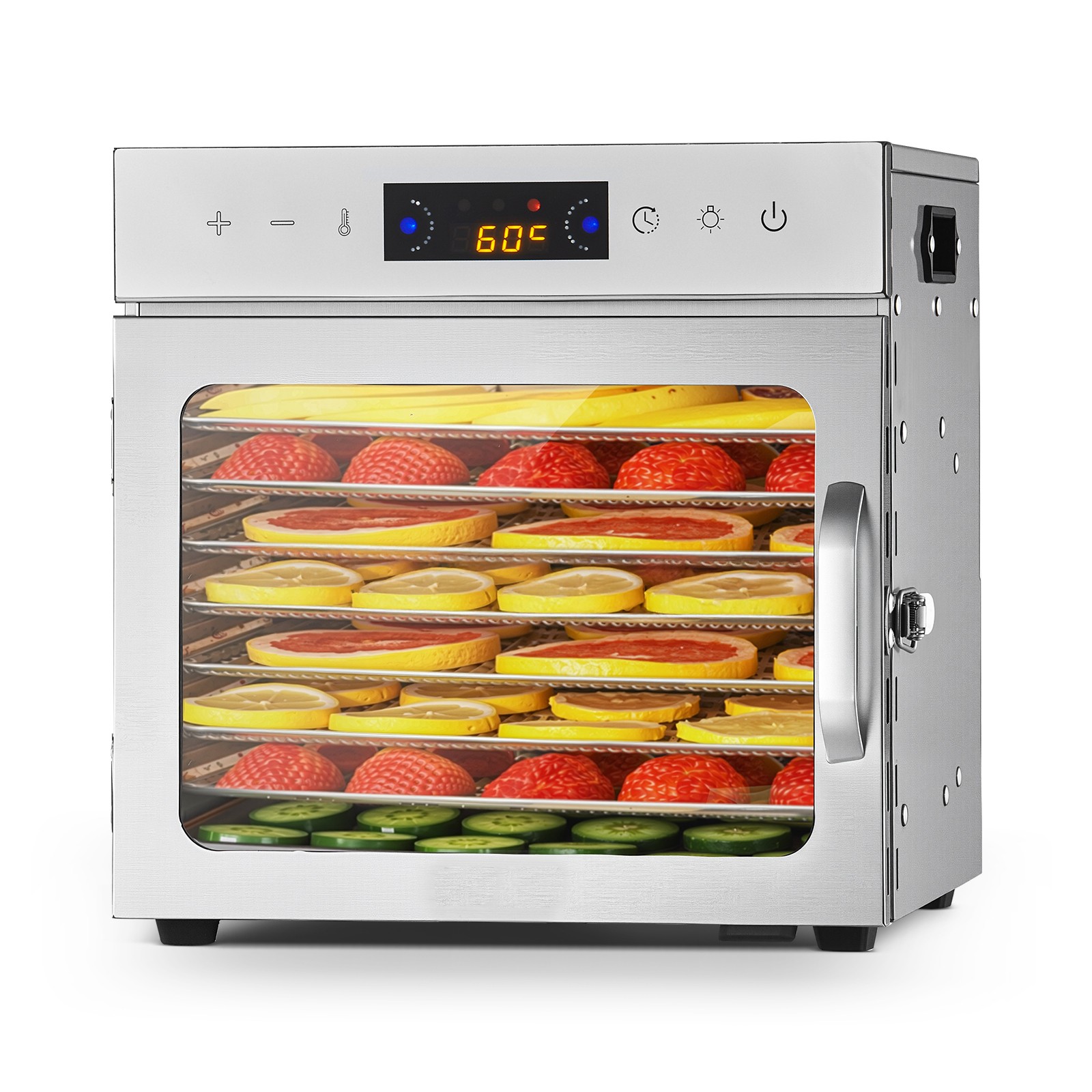 Food Dehydrator Machine 8 Trays Jerky Meat Fruit Drying Dryer Timer&Temp Control gallery