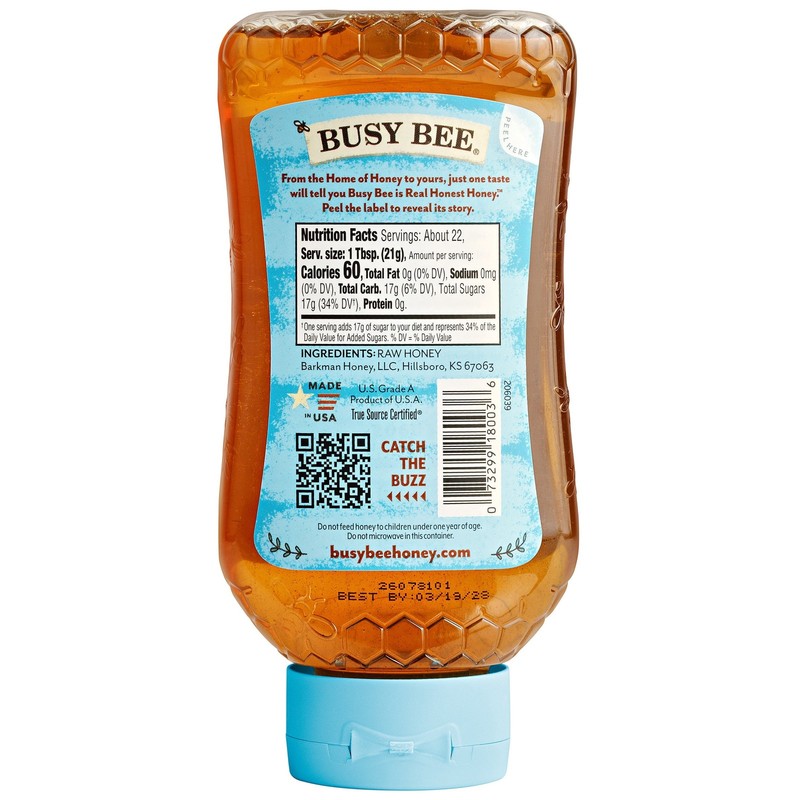 100% Traceable, 16oz Squeeze Bottle, Peel The Back Label to Trace Fast delivery gallery