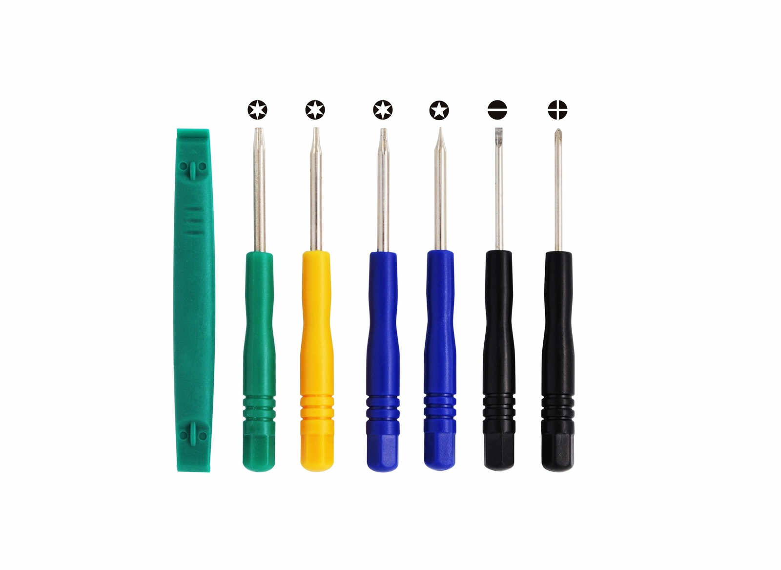 7pcs Screwdriver Set 7in1 Repair Kit Opening Battery Tools for GPS,Kindle,Garmin gallery