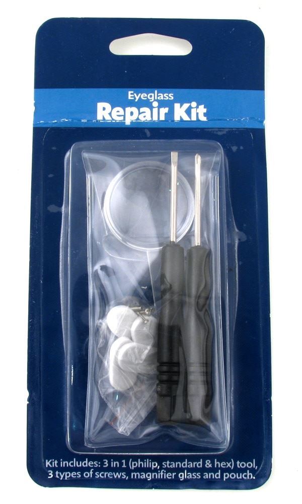 3-in-1 Eyeglass/Sunglass Maintenance Repair Tool&Carrying Case Screwdriver&Screw gallery
