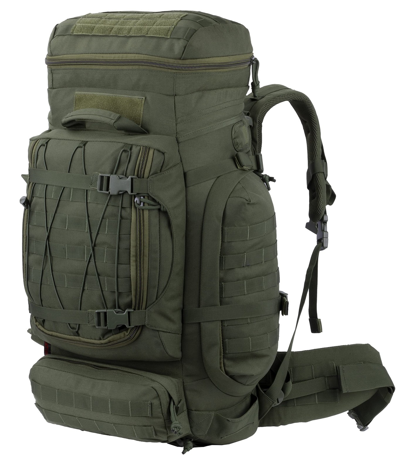 Large Internal Frame Backpack Tactical MOLLE Pack for Camping Backpacking Hun…