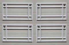 CLOPAY Prairie 510 Window Inserts /Short Panel Garage Door White Set of 4