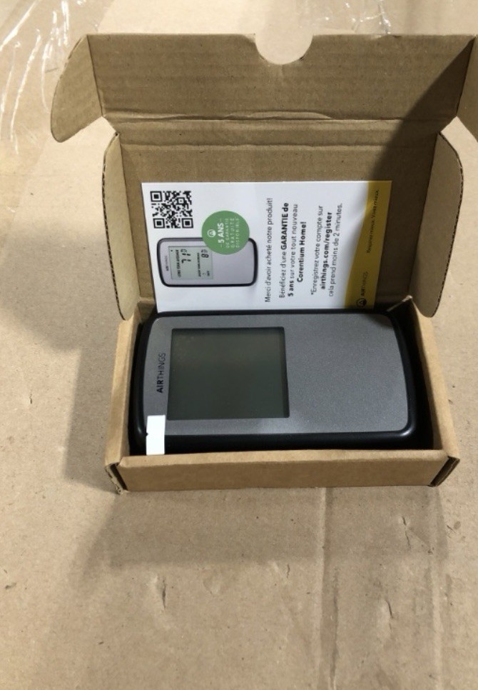 Airthings Corentium Home Digital Radon Gas Detector - TESTED & WORKING gallery