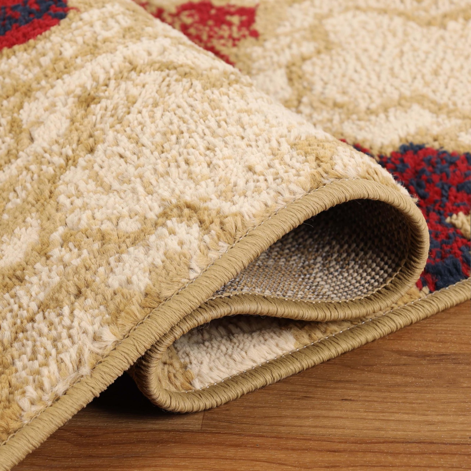 Indoor Area Rug, Jute Backing, Modern Plush Rugs for Hallway, Living, Dining ... gallery
