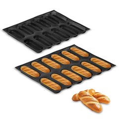 1 PCS Silicone Perforated Baking Form, 12 Loaf, 11.8×15.7 Inch, Non-Stick, Mat