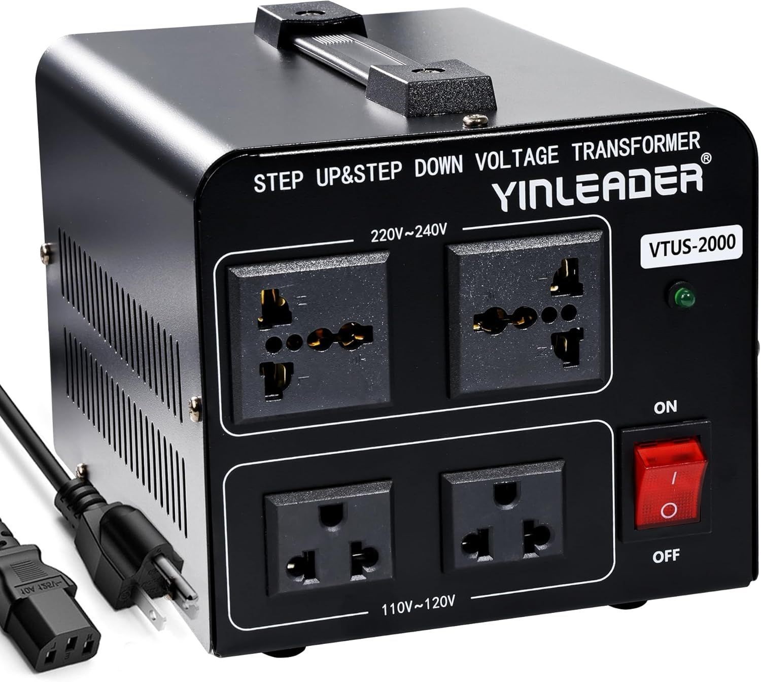 2000W Voltage Converter Transformer – 110V-220V & 220V-110V Dual Direction gallery