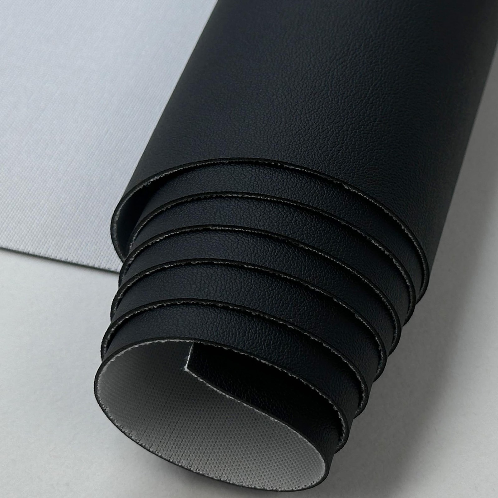 Vinyl 2-Way Stretch PU Soft Touch Faux Leather Fabric for Automotive Seats, I... gallery