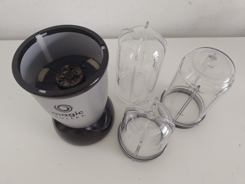 MISSING BLADE Magic Bullet 4 Piece Personal Blender MBR-0401WM, Black gallery