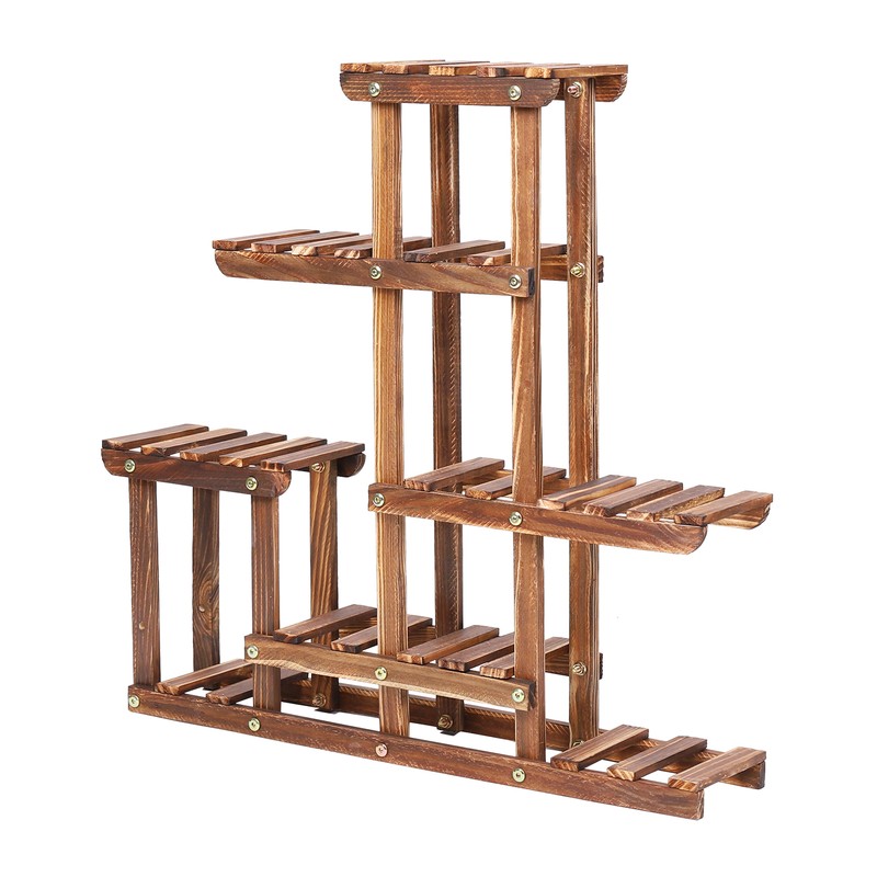 Multiple Succulent Shelf Flower Pot Holder Rack Plant Stand Small Bonsai Display gallery