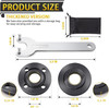 7PCS Angle Grinder Flange Nut Set 5/8-11 Wrench Kit for 4.5–7 Inch Grinders gallery