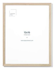 (12×16 in | 31×41 cm) Natural Solid Oak Wood Picture Frame Poster Frame Wall