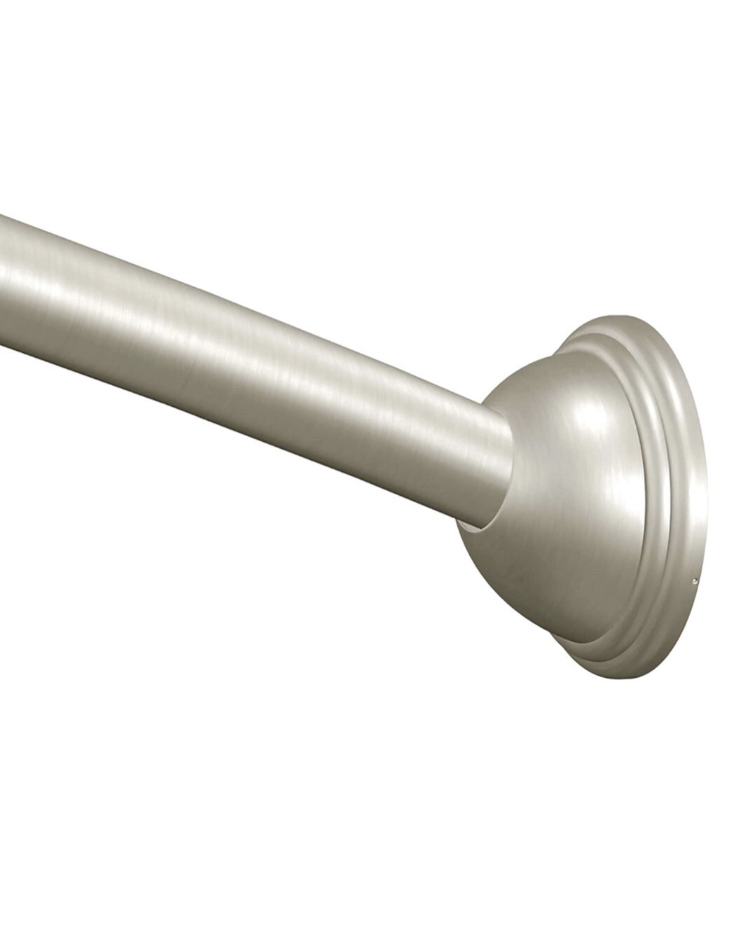 Moen CSR2160BN 54" - 72" Adjustable-Length Curved Shower Rod - Brushed Nickel gallery