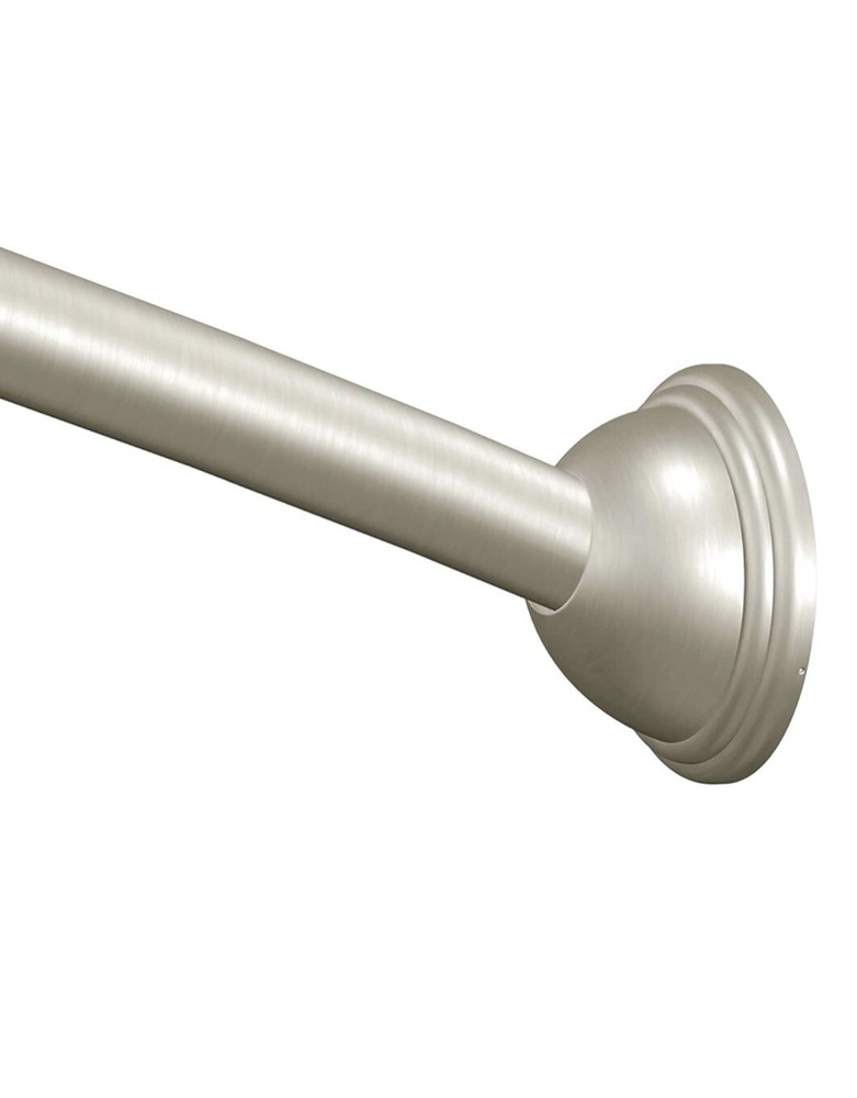 Moen CSR2160BN 54" - 72" Adjustable-Length Curved Shower Rod - Brushed Nickel