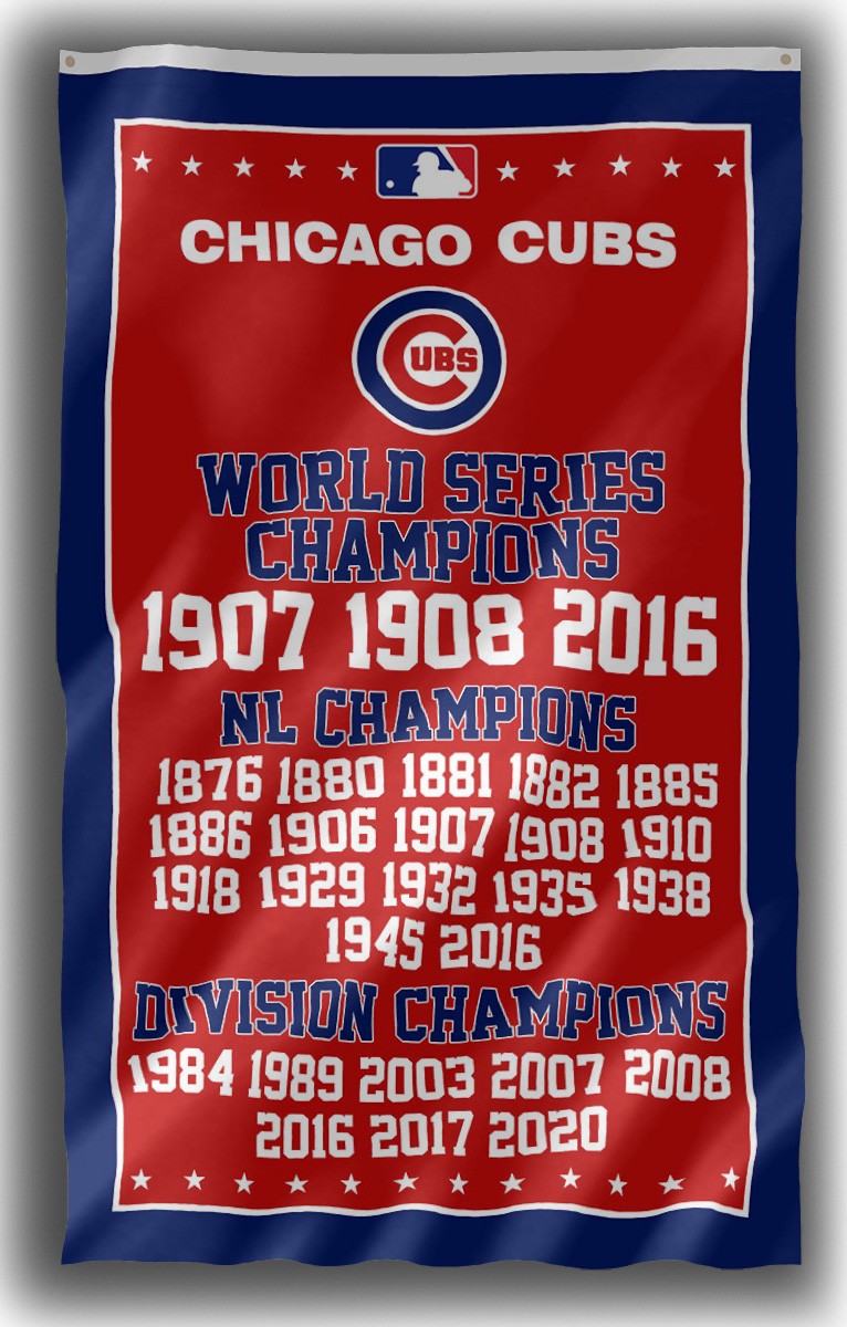 Baseball Team Memorable Custom Flag 3x5ft 90x150cm Cubs Winner Good Home Banner gallery