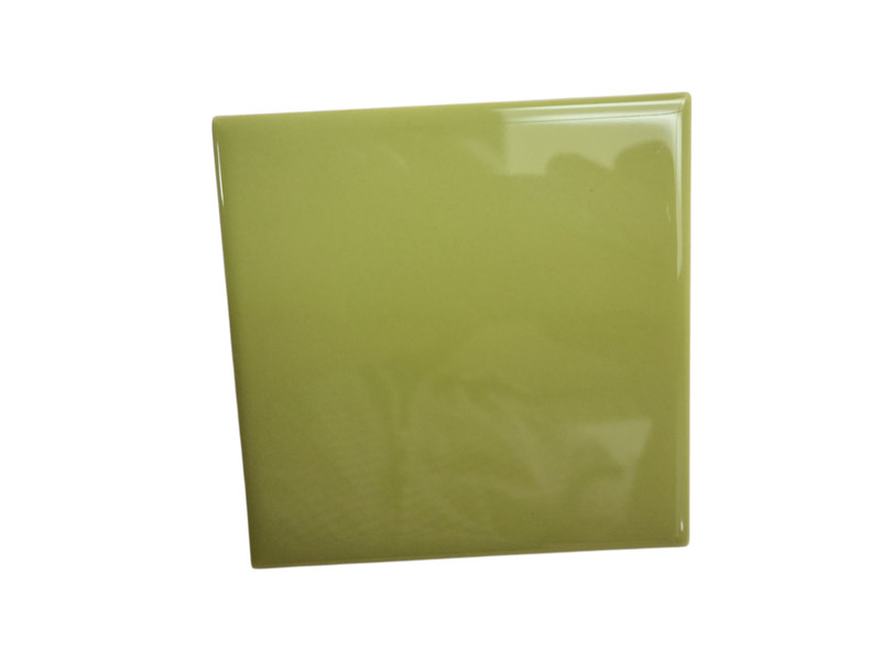 Lime Green Ceramic Tile Shower Backsplash 4.25 in Subway Mid Century Modern gallery