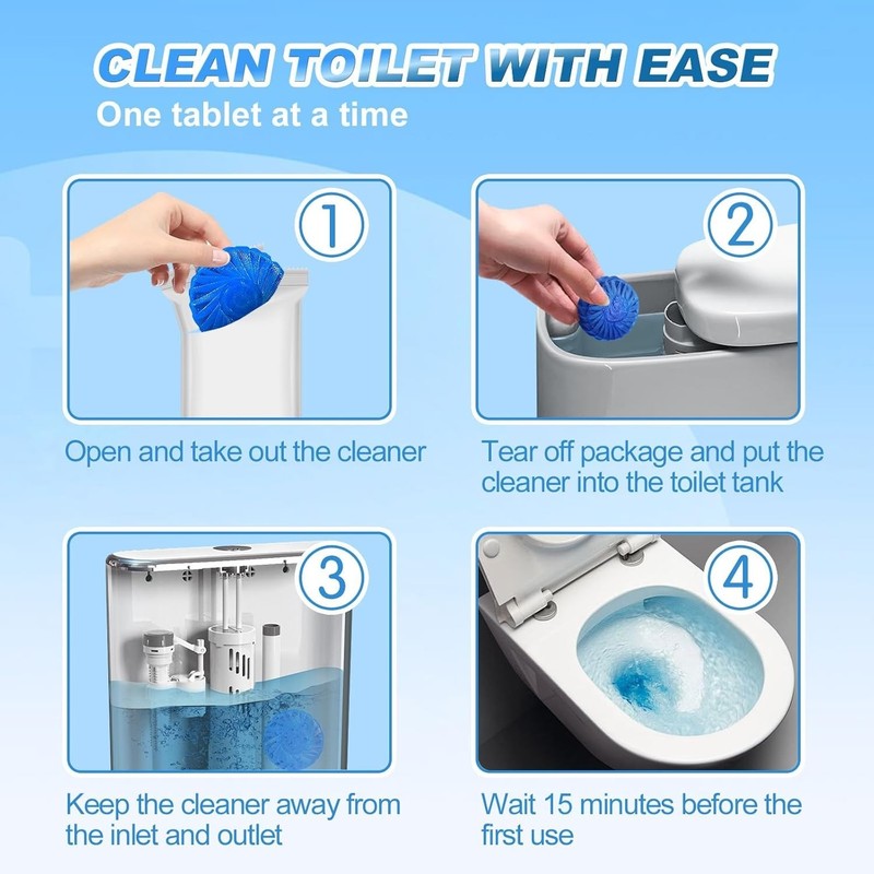 Multipurpose Bathroom Cleaners 54 Pack Commercial & Household Toilet Bowl Cleane gallery