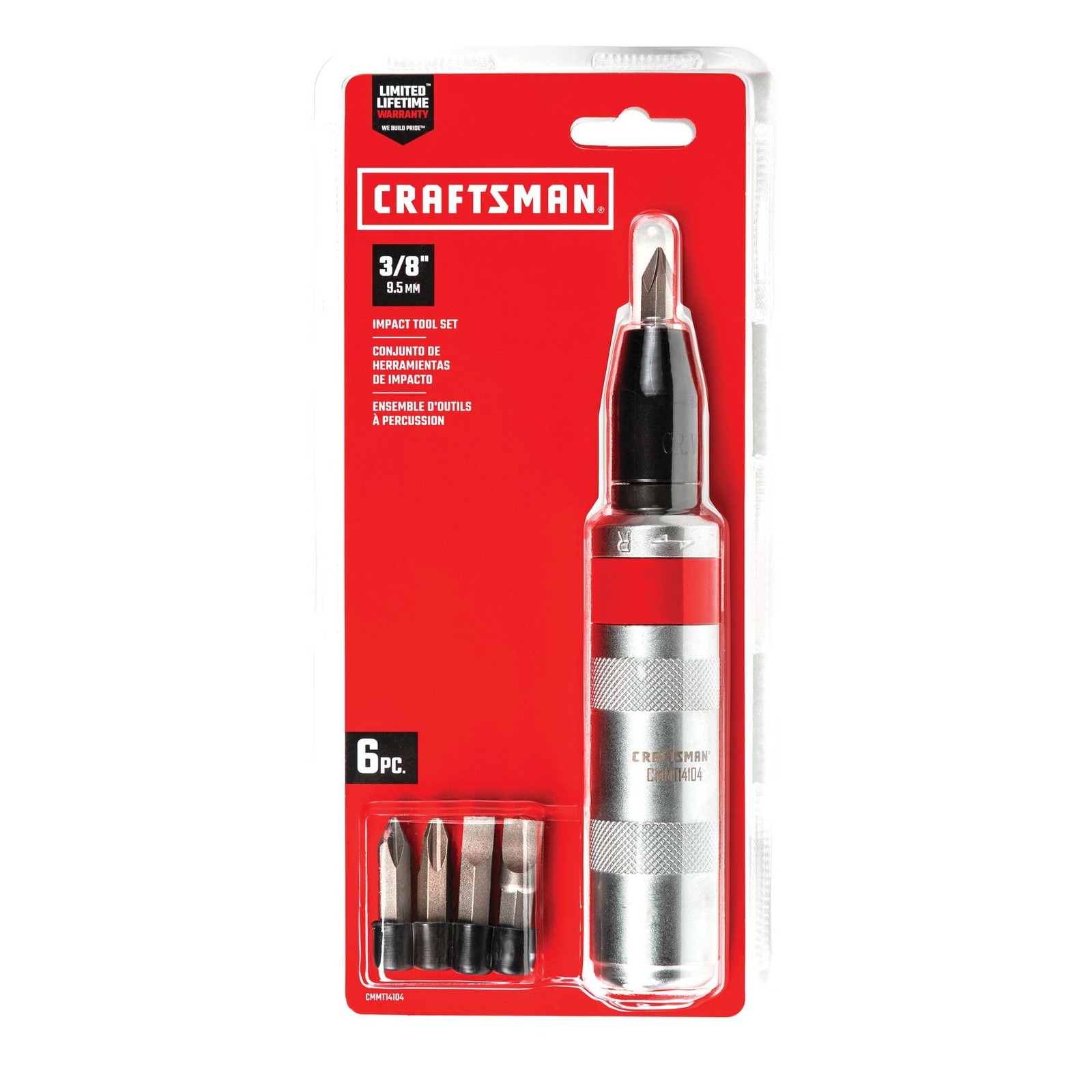 CRAFTSMAN Hand Impact Driver, 3/8-Inch Set (CMMT14104) gallery