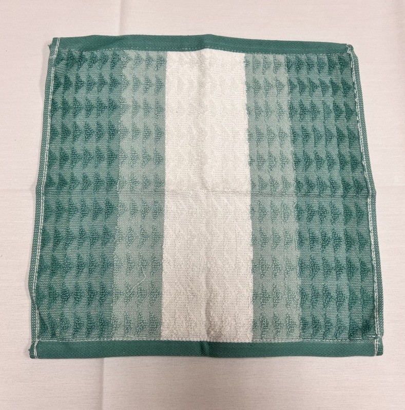 Teal & White Striped Chevron Printed New 6 Piece Bath Towel Set gallery
