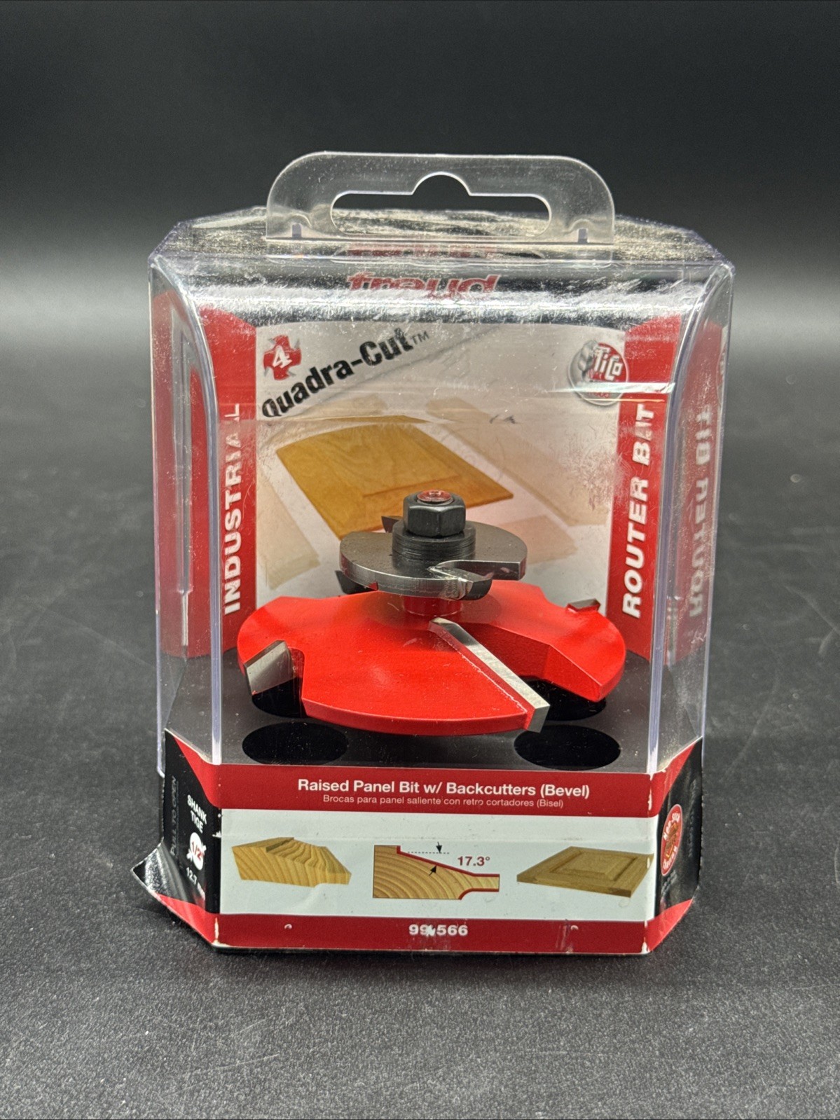 Freud 99-566 Raised Panel with Backcutters Quadra Cut Router Bit 3-1/2” Dia gallery