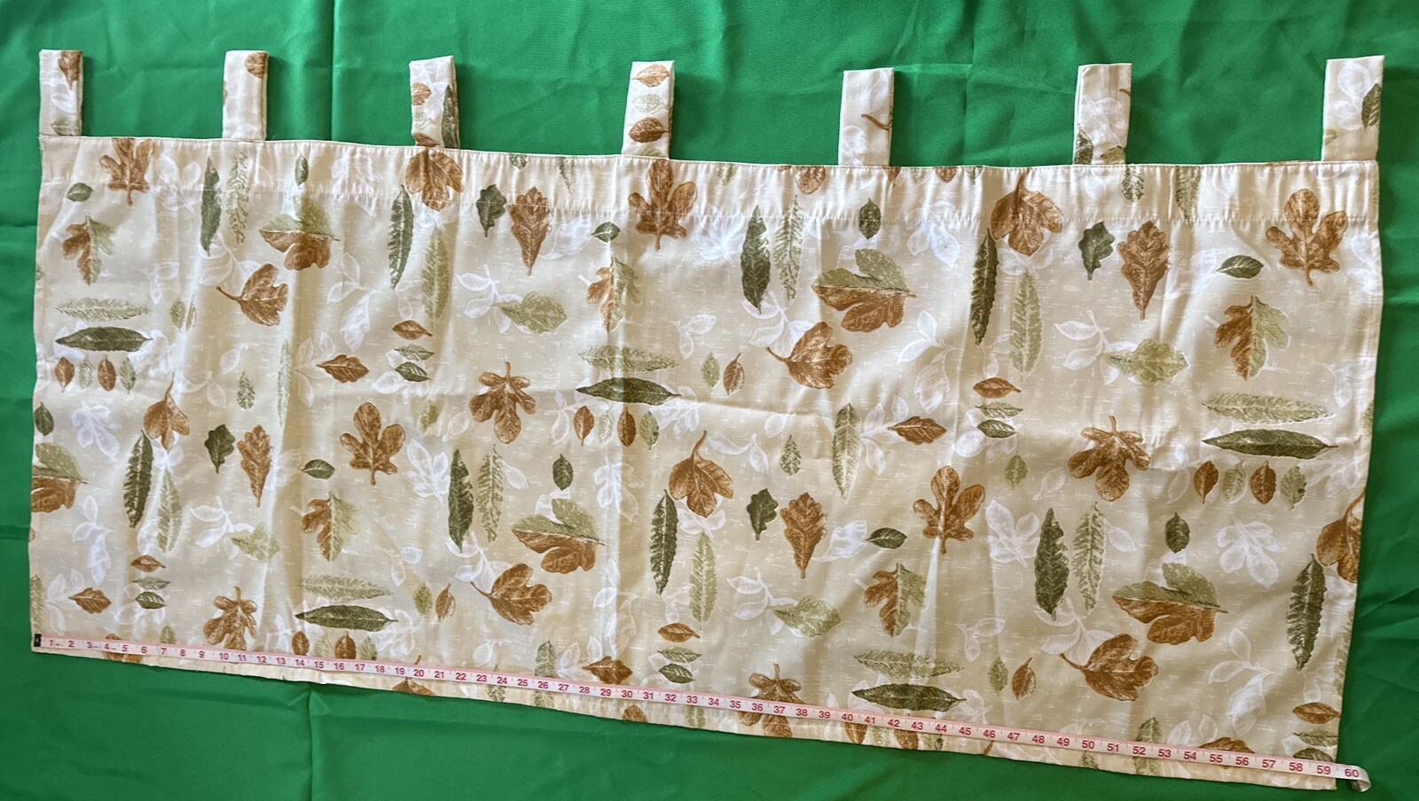 1 Pc Curtain Window Valance Tab-Top Valance Curtain Floral ThickMaterial Unlined gallery
