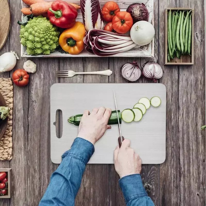 Titanium Coating Cutting Board Double-Sided Kitchen Tool Camping Size S / M / L gallery