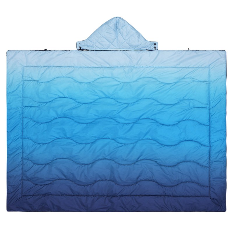 Below Zero Wearable Outdoor Blanket  Blue gallery