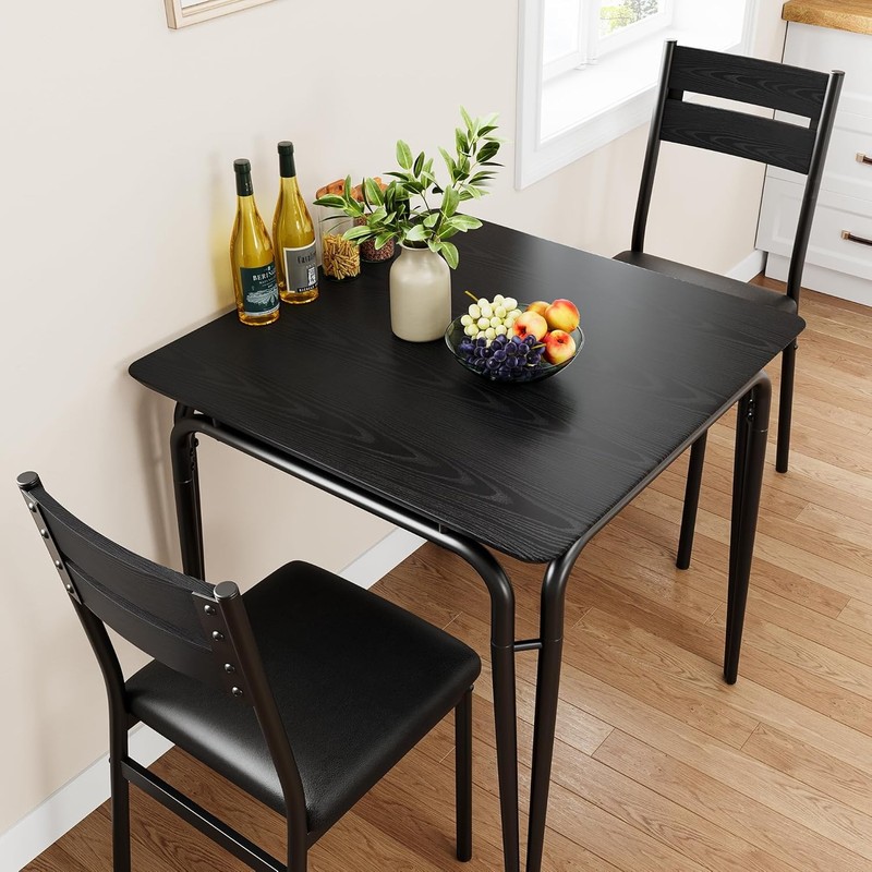 Dining Table Set for 2, Kitchen Table with 2 Chairs for Kitchen & Dining Room gallery