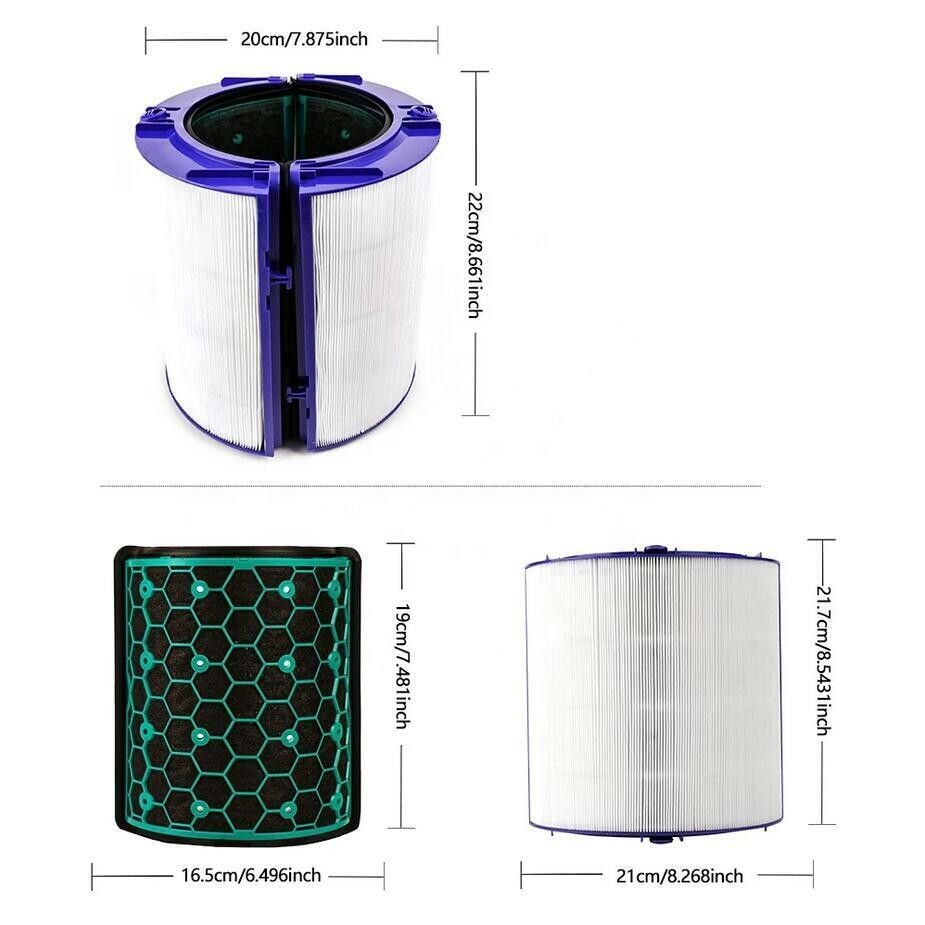 Air Purifier HEPA Filter for Dyson TP04 HP04 DP04 HP05 TP05 Part # 969048-01 gallery
