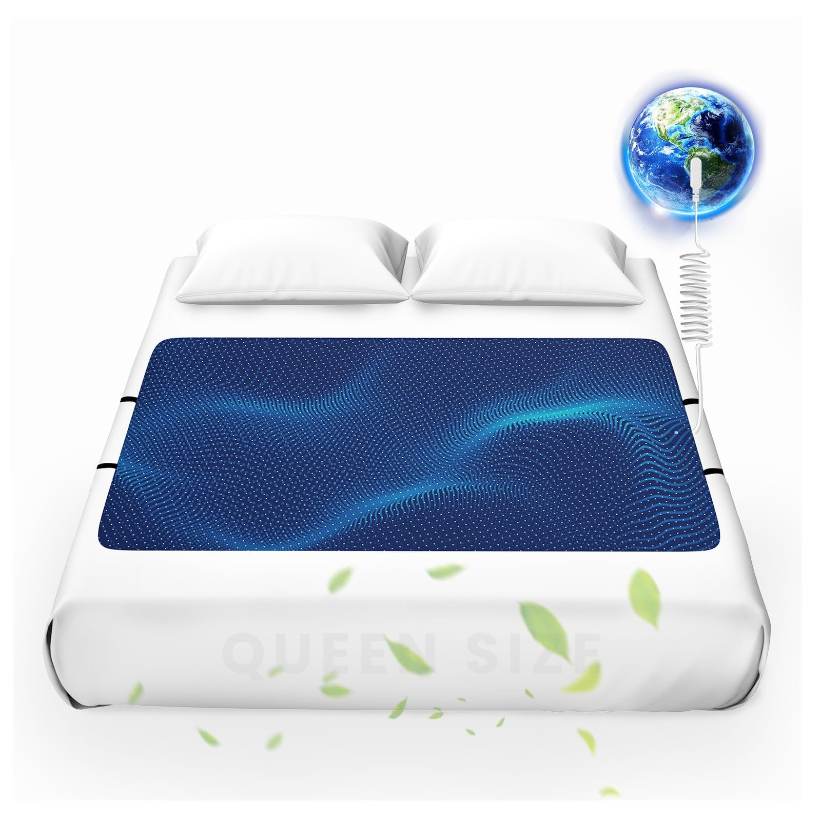 Grounding Mat for Bed - Sleeping Mat for Restful Sleep, Supports Grounding, E... gallery